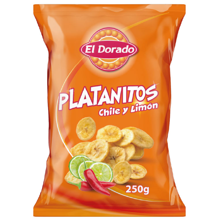 Kochbananechips mit Chili und Zitrone Dorado
