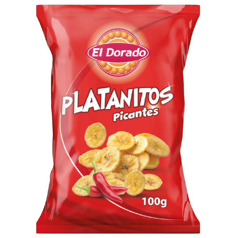 Fatias de banana picantes