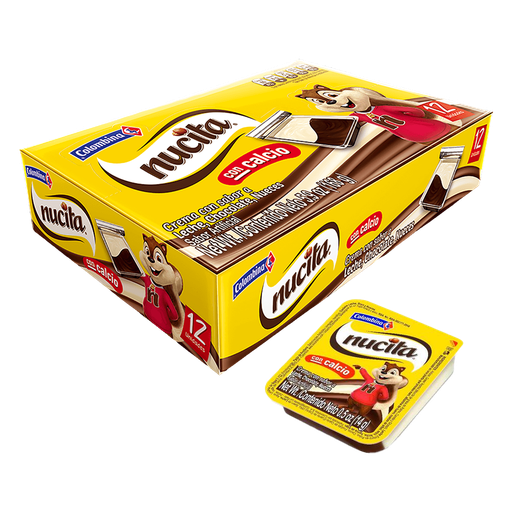 [D017] Haselnusskreme Nucita 12 Stk